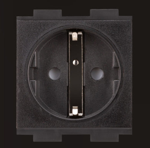 CRESTRON AC POWER OUTLET MODULE FOR FT2 SERIES, SINGLE, EUROPEAN "SCHUKO,” TYPE F (FT2A-PWR-EU-1-BASIC) 6508436