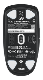 ASUS ROG Strix Impact III Wireless ratón Ambidextro RF Wireless + Bluetooth Óptico 36000 DPI - imagen 2