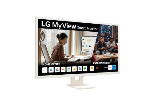 Imagen de LG MONITOR (32SR50F-W) SMART MONITOR 32" WEBOS 23. PANEL IPS (NORMAL): 1920X1080, SRGB 99%, 250NITS, 3000:1, D