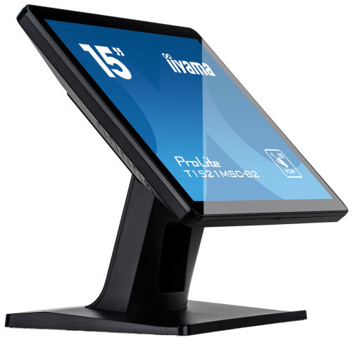 Iiyama MONITOR IIYAMA 15" PCAP BEZEL FREE FRONT, 10P TOUCH, 1024X768, SPEAKERS, VGA, HDMI, 325CD/M², USB INTERFACE, EXTERNAL POWER ADAPTER, MULTITOUCH WITH SUPPORTED OS (T1521MSC-B2) - imagen 2
