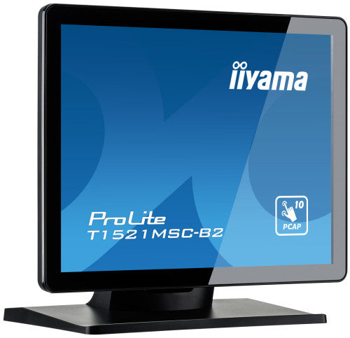 Iiyama MONITOR IIYAMA 15" PCAP BEZEL FREE FRONT, 10P TOUCH, 1024X768, SPEAKERS, VGA, HDMI, 325CD/M², USB INTERFACE, EXTERNAL POWER ADAPTER, MULTITOUCH WITH SUPPORTED OS (T1521MSC-B2) - imagen 3