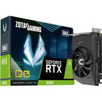 Zotac VGA ZOTAC RTX 3050 6GB SOLO GDDR6,NV,RTX3050,GDDR6,6GB,96BIT,HDMI+3DP,1 VENTILADOR (ZT-A30510G-10L) - imagen 1