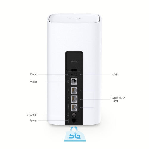TP-Link Router Wi-Fi 6 NX510V 5G AX3000 Doble Banda VoLTE Gigabit Ethernet - imagen 3