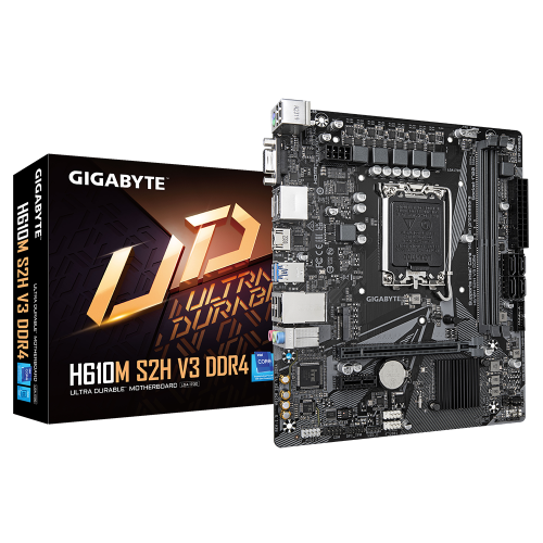 Gigabyte H610M S2H V3 DDR4 placa base Intel H610 Express LGA 1700 micro ATX - imagen 1