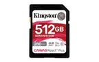 Kingston Technology Canvas React Plus 512 GB SDXC UHS-II Clase 10 - imagen 1