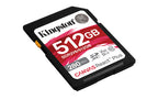 Kingston Technology Canvas React Plus 512 GB SDXC UHS-II Clase 10 - imagen 2