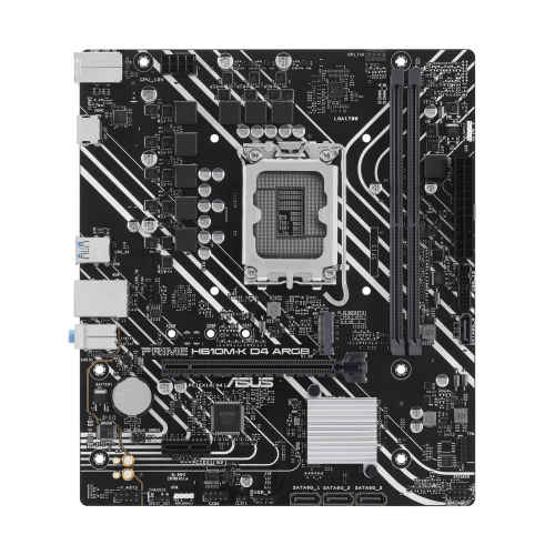 ASUS PRIME H610M-K D4 ARGB Intel H610 LGA 1700 micro ATX - imagen 2