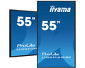 Iiyama MONITOR IIYAMA 55" 3840X2160, 4K UHD IPS PANEL, 1% HAZE, LANDSCAPE AND PORTRAIT MODE, SPEAKERS 2X 10W , VGA, 3X HDMI, 500CD/M², MEDIA PLAY USB PORT, CONTROL LAN / RS232C, VESA 400X400 (LH5541UHS-B2)