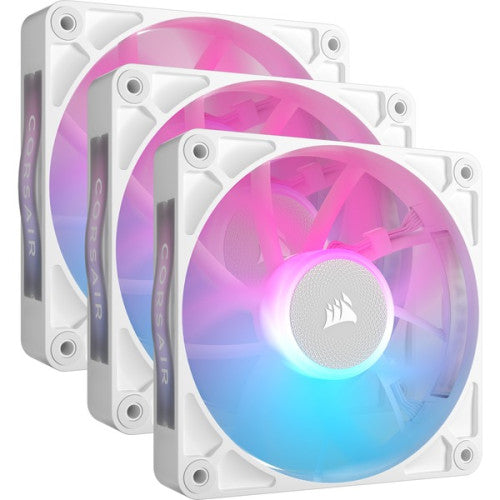 Corsair VENTILADOR CAJA CORSAIR RX RGB SERIES iCUE LINK RX120 RGB BLANCO TRIPLE PACK CO-9051022-WW - imagen 1