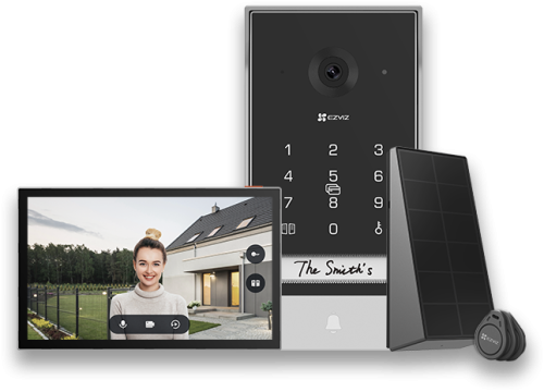Imagen de Ezviz Videoportero Inteligente CS-EP7 2K Resolución Wi-Fi Panel Solar