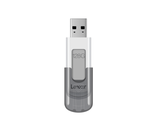 Lexar JumpDrive V100 unidad flash USB 128 GB USB tipo A 3.2 Gen 1 (3.1 Gen 1) Gris, Blanco - imagen 1