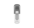 Lexar JumpDrive V100 unidad flash USB 128 GB USB tipo A 3.2 Gen 1 (3.1 Gen 1) Gris, Blanco - imagen 2
