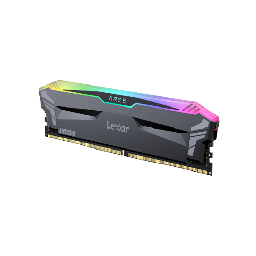 LEXAR MEMORIA ARES DDR5 32GB (2X16GB) 6800 CL34 1.4V HEATSINK RGB DUAL PACK BLACK LD5U16G68C34LA-RGD - imagen 3