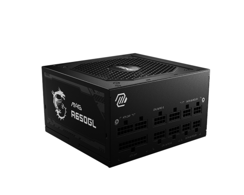 MSI MAG A650GL unidad de fuente de alimentación 650 W 20+4 pin ATX ATX Negro - imagen 1