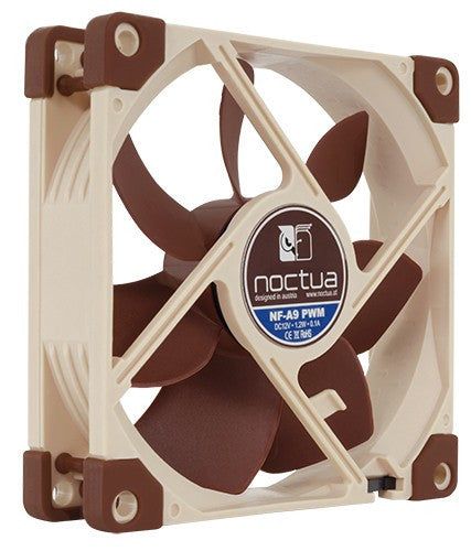 NOCTUA VENTILADOR CAJA NF-A9 PWM, 92MM FAN, 92X92X25 MM, 12V, 2000RPM/1550RPM/400RPM, 16,3 DB(A), 78,9 M3/H, 2,28 MM H2O, 4 PINES - imagen 2