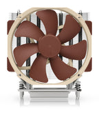 NOCTUA COOLER CPU NH-U14S TR4-SP3, 140MM FAN, 140X150X25, 12V,1500RPM/1200RPM/300RPM, 24,6 DB(A), 140,2 M3/H, STRX4, SWRX8, TR4, SP3 - imagen 1