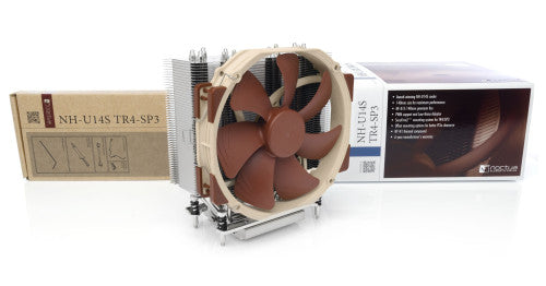 NOCTUA COOLER CPU NH-U14S TR4-SP3, 140MM FAN, 140X150X25, 12V,1500RPM/1200RPM/300RPM, 24,6 DB(A), 140,2 M3/H, STRX4, SWRX8, TR4, SP3 - imagen 3