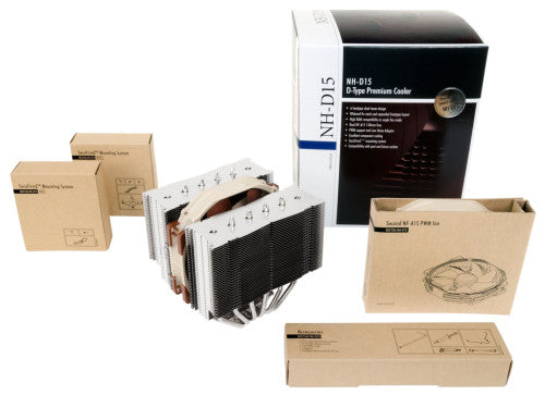NOCTUA COOLER CPU NH-D15 MULTISOCKET 2XFAN A15, 6 HEATPIPES DUAL TOWER, 140MM FAN PWM, INTEL LGA1851, LGA1700, LGA1200, LGA1151, AMD AM5, AM4 - imagen 2
