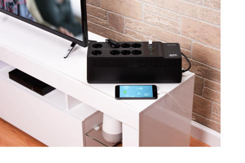 APC Back-UPS 650VA 230V 1 USB charging port - (Offline-) USV sistema de alimentación ininterrumpida (UPS) En espera (Fuera de línea) o Standby (Offline) 0,65 kVA 400 W 8 salidas AC - imagen 3