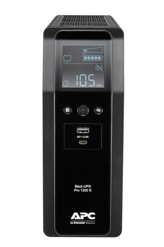 Imagen de APC BACK UPS PRO BR 1200VA sistema de alimentación ininterrumpida (UPS) Línea interactiva 1,2 kVA 720 W 8 sali