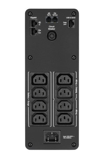 APC BACK UPS PRO BR 1200VA sistema de alimentación ininterrumpida (UPS) Línea interactiva 1,2 kVA 720 W 8 salidas AC - imagen 3