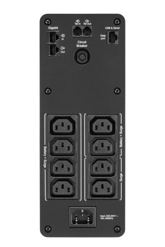 APC BR1600SI sistema de alimentación ininterrumpida (UPS) Línea interactiva 1,6 kVA 960 W 8 salidas AC - imagen 3