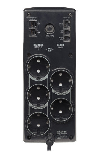 APC Back-UPS Pro sistema de alimentación ininterrumpida (UPS) Línea interactiva 0,9 kVA 540 W 5 salidas AC - imagen 2