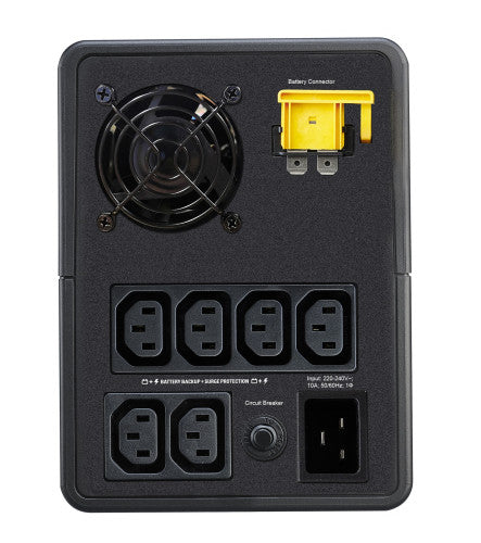 APC Easy UPS sistema de alimentación ininterrumpida (UPS) Línea interactiva 2,2 kVA 1200 W 6 salidas AC - imagen 2