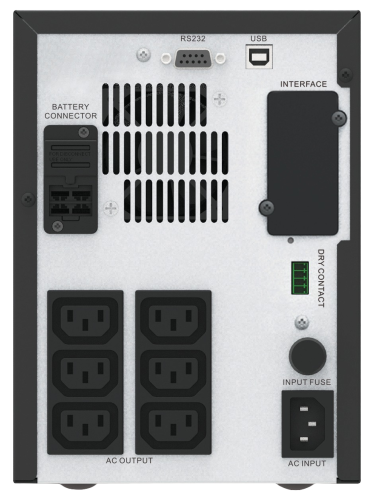 APC Easy UPS SMV sistema de alimentación ininterrumpida (UPS) Línea interactiva 1,5 kVA 1050 W 6 salidas AC - imagen 2