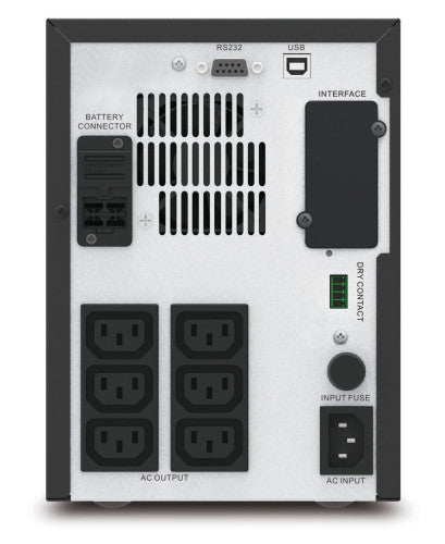 APC Easy UPS SMV sistema de alimentación ininterrumpida (UPS) Línea interactiva 0,75 kVA 525 W 6 salidas AC - imagen 3