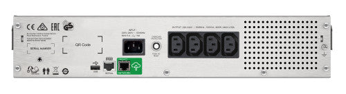 APC SMC1500I-2UC sistema de alimentación ininterrumpida (UPS) Línea interactiva 1,5 kVA 900 W 4 salidas AC - imagen 2