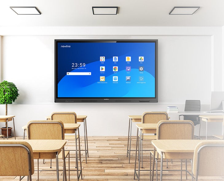 NEWLINE MONITOR INTERNATIVO LYRA PRO (TT-8623QA) 86",ANDROID 13, GOOGLE EDLA, MULTI USUARIO, ALTAVOCES 2X20W, WIFI 6 + BL, USB-C 65W, 8GB Y 128GB, 20 PT, 4K, NEWLINE APPS, OPS PC OPCIONAL, 3 AÑOS DE GARANTIA ON SITE - imagen 3