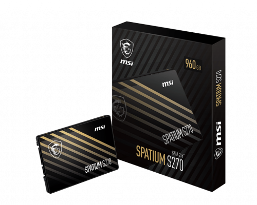 MSI SPATIUM S270 SATA 2.5 240GB unidad de estado sólido 2.5" Serial ATA III 3D NAND - imagen 1