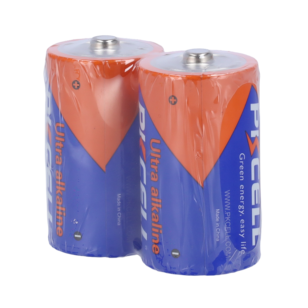 BLANCA 2XCELL-LR20-ALKALINE - Pack 2x Pila LR20 / D - PKCELL - Alcalina Zn-MnO2 no recargable - Tensión 1.5V - Capacidad nominal 10200mAh - Precio por pack. Venta en packs de 2ud - imagen 1