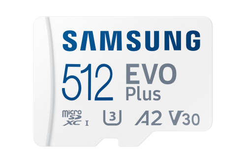 Imagen de Samsung Tarjeta Micro SDXC MB-MC512S 512GB Clase 3 V30 UHS-I Lectura 160 MB/s