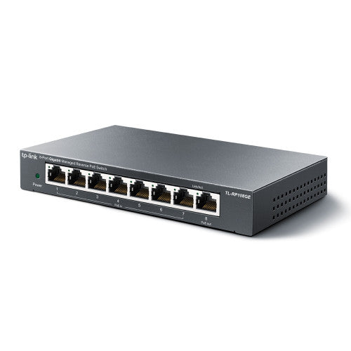 TP-Link Switch Gestionable RP108GE 8 Puertos Gigabit PoE Pasivo VLAN QoS - imagen 2