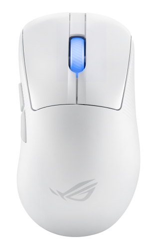 ASUS ROG Keris II Ace Wireless AimPoint White ratón mano derecha RF Wireless + Bluetooth + USB Type-A Óptico 42000 DPI - imagen 1