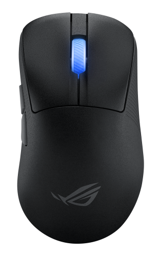 ASUS ROG Keris II Ace Wireless AimPoint Black ratón mano derecha RF Wireless + Bluetooth + USB Type-A Óptico 42000 DPI - imagen 1