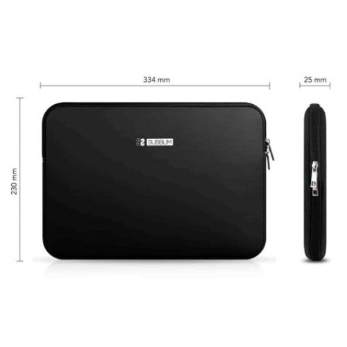 SUBBLIM BUSINESS LAPTOP SLEEVE NEOPRENE V2 11,6-12,5"BLACK - imagen 2