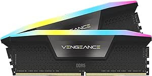 Corsair MEMORIA CORSAIR DDR5 32GB 2X16GB PC6000 VENGEANCE RGB CMH32GX5M2B6000C38