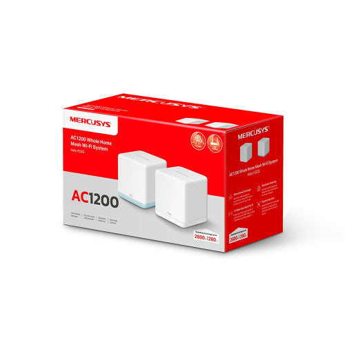 Mercusys HALO H32G Doble banda (2,4 GHz / 5 GHz) Wi-Fi 5 (802.11ac) Blanco 2 Interno - imagen 3