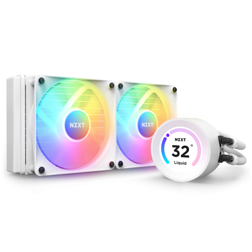 NZXT Kraken Elite 240 RGB Procesador Sistema de refrigeración líquida todo en uno 12 cm Blanco 1 pieza(s) - imagen 1