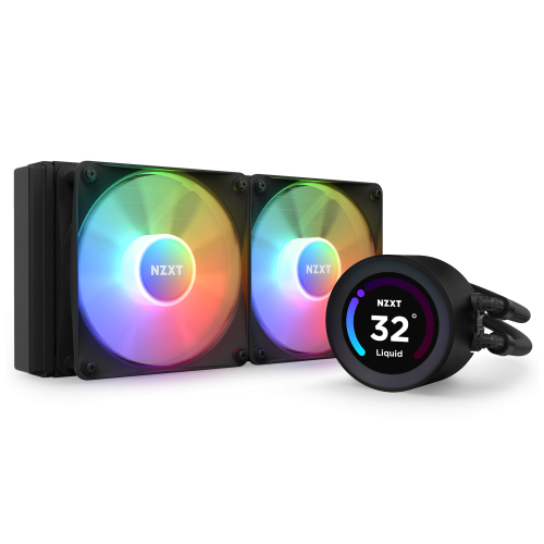 NZXT Kraken Elite 240 RGB Procesador Sistema de refrigeración líquida todo en uno 12 cm Negro 1 pieza(s) - imagen 1