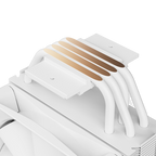 NZXT T120 Procesador Refrigerador de aire 12 cm Blanco 1 pieza(s) - imagen 3