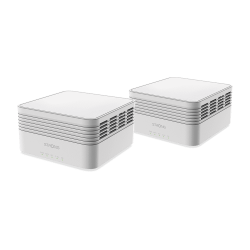 Strong MESHKITAX3000 sistema Wi-Fi Mesh (Wi-Fi en malla) Doble banda (2,4 GHz / 5 GHz) Wi-Fi 6 (802.11ax) Blanco 2 Interno - imagen 1