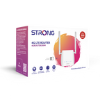 Strong 300M router inalámbrico Ethernet rápido Banda única (2,4 GHz) 4G Blanco - imagen 3
