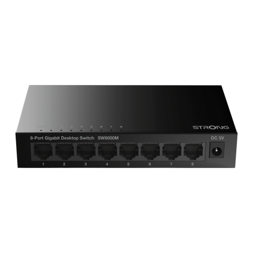 Strong SW8000M switch Gigabit Ethernet (10/100/1000) Negro - imagen 1
