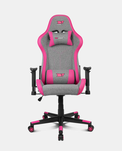 DRIFT DR90 PRO Silla para videojuegos de PC Asiento acolchado Gris, Rosa - imagen 3