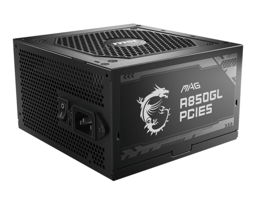 MSI MAG A850GL PCIE5 unidad de fuente de alimentación 850 W 20+4 pin ATX ATX Negro - imagen 1