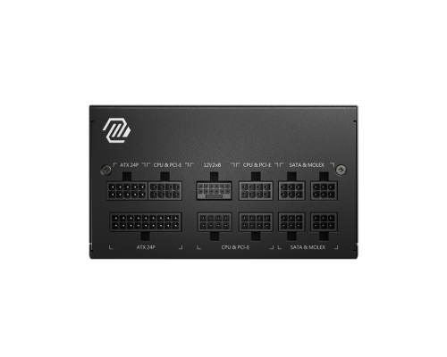 MSI MAG A850GL PCIE5 unidad de fuente de alimentación 850 W 20+4 pin ATX ATX Negro - imagen 2